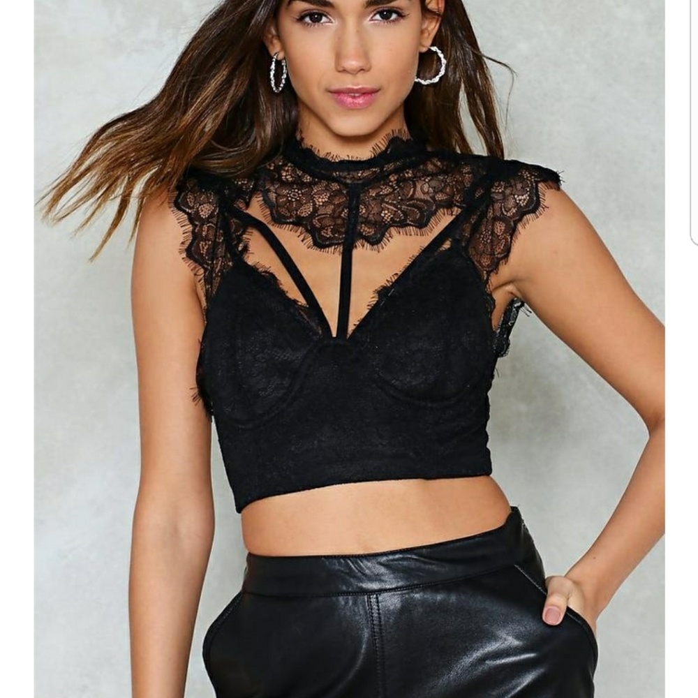 Nasty Gal Lace Top